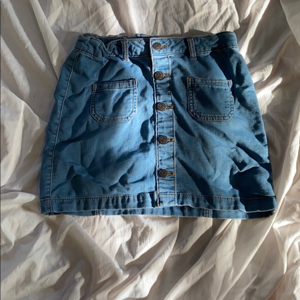Button down skirt